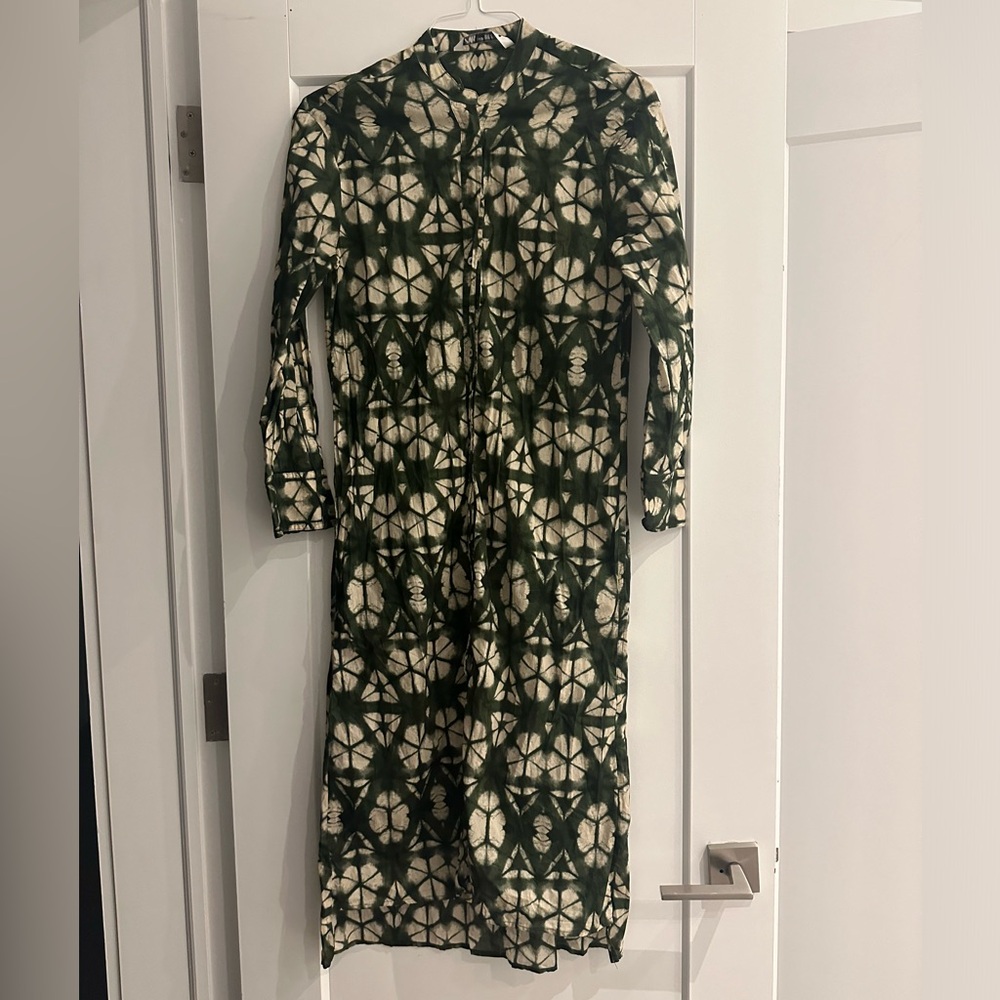 Zara midi shirt dress